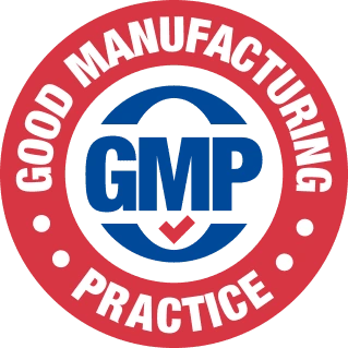 GMP-certified badge