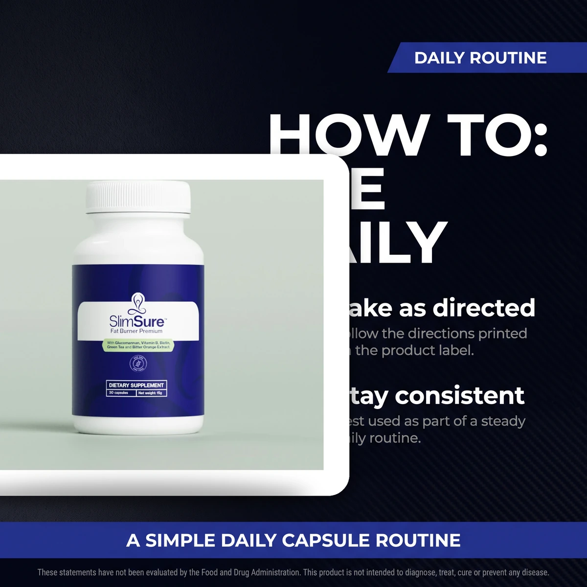 SlimSure daily routine beside a guide to whether skipping meals helps weight loss